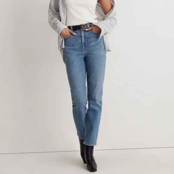 Madewell Denim - Madewell The Mom Jean Women's Size 27 High Rise Distressed Denim